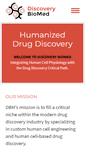 Mobile Screenshot of discoverybiomed.com
